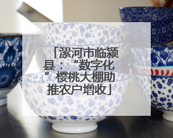 漯河市临颍县：“数字化”樱桃大棚助推农户增收